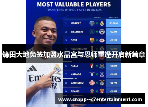 镰田大地免签加盟水晶宫与恩师重逢开启新篇章